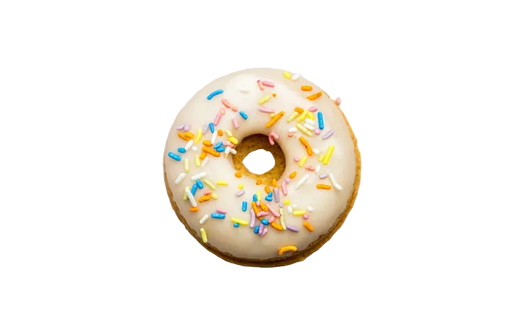 VANILLA SPRINKLE DONUTS