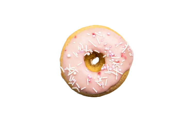 VANILLA RASBPERRY DONUTS